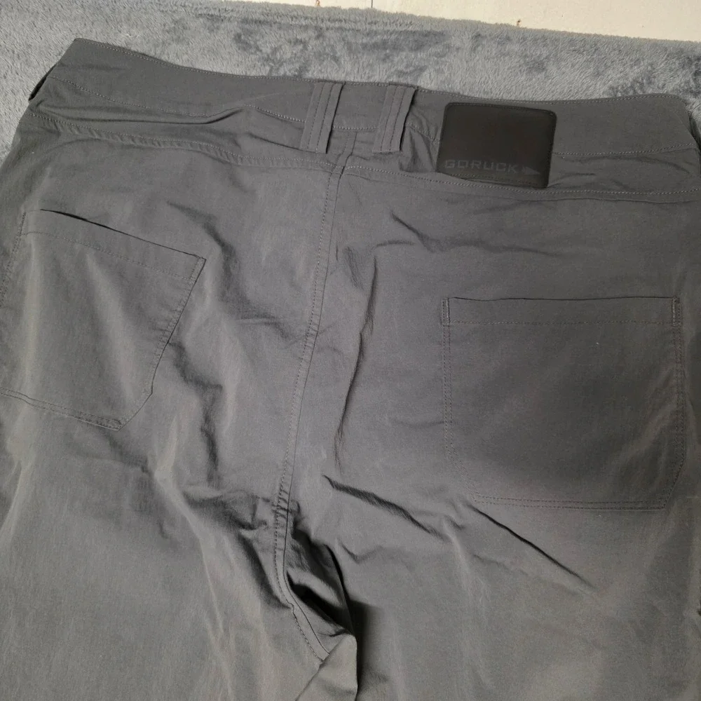 GoRuck Pants Womens 12L Speed Line Simple Quick Dry Stretch Workout Charcoal